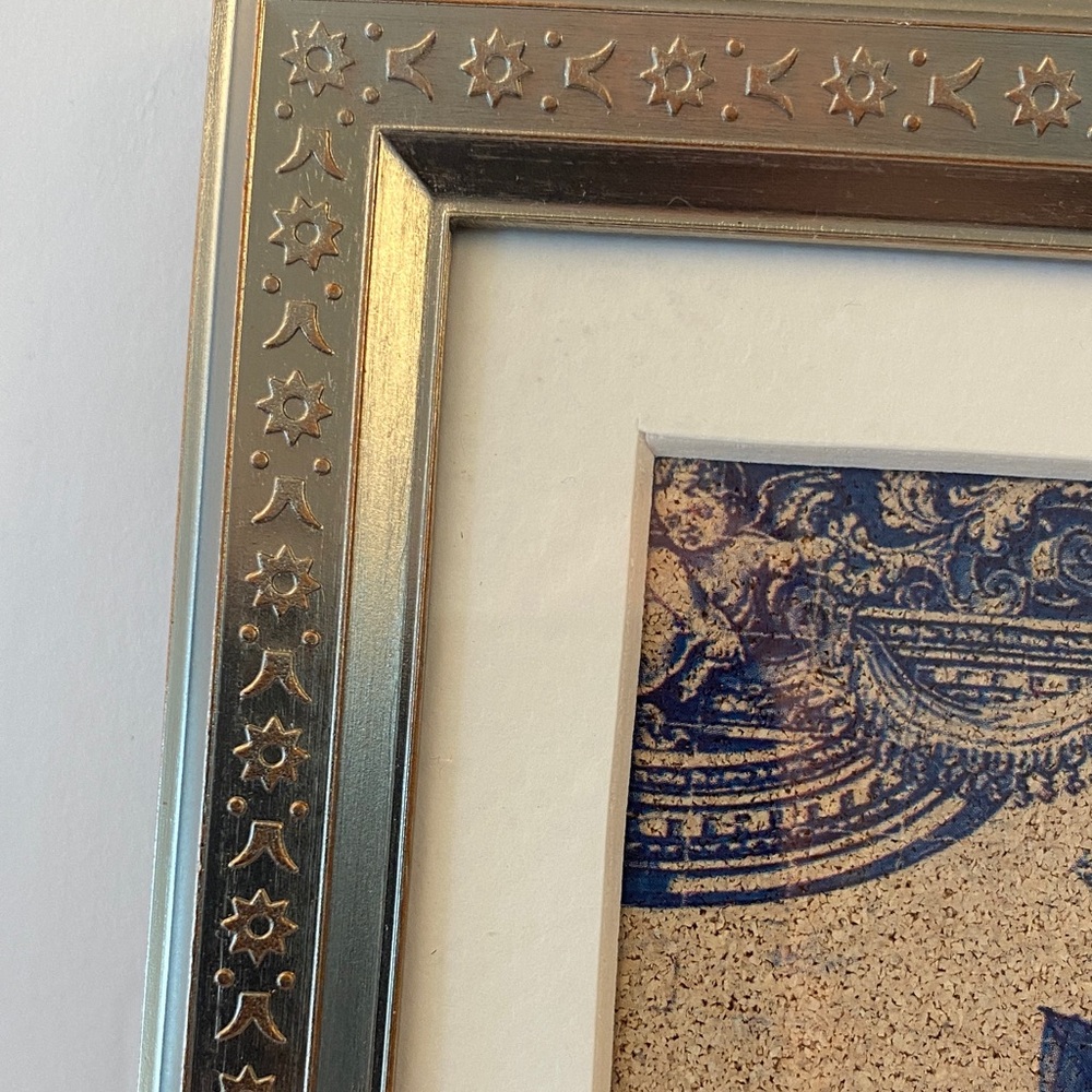 Framed Nautical Art with Silver Frame - Picture 4 of 5